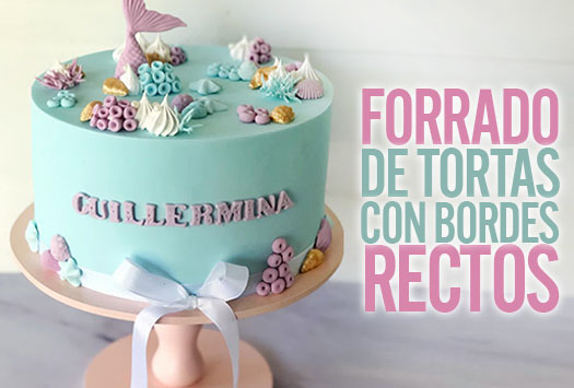 FORRADO DE TORTAS CON BORDES RECTOS
