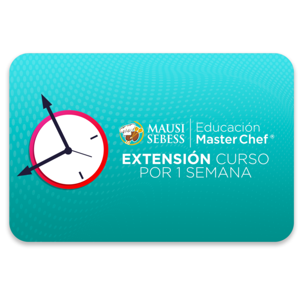 Extensión de curso x 1 semana